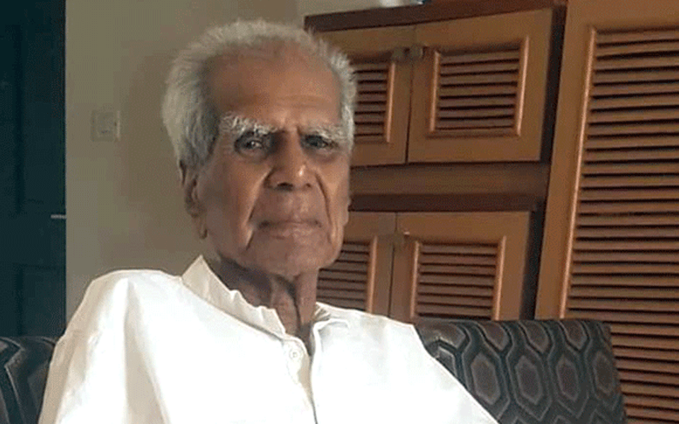 Sahitya Akademi Awardee GS Amur Dies at 95