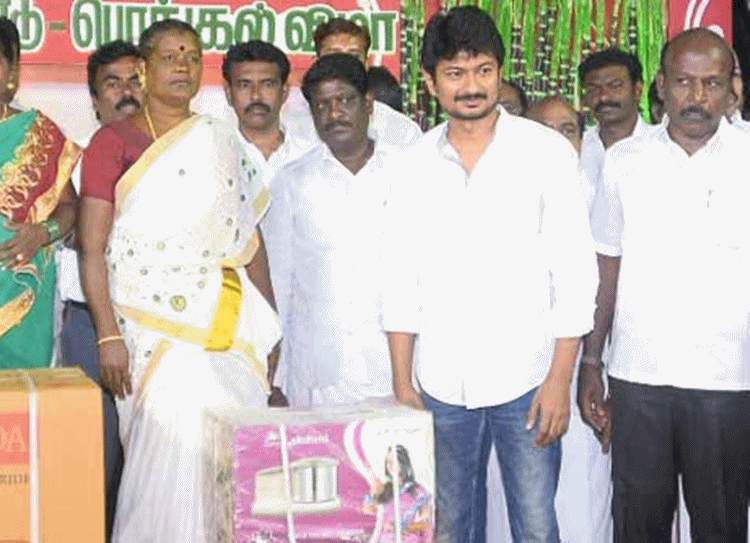 udhayanidhi Stalin in Pongal vizha